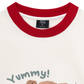 Áo Thun Ringer Relaxed Fit Cute Dog Yummy Cookie
