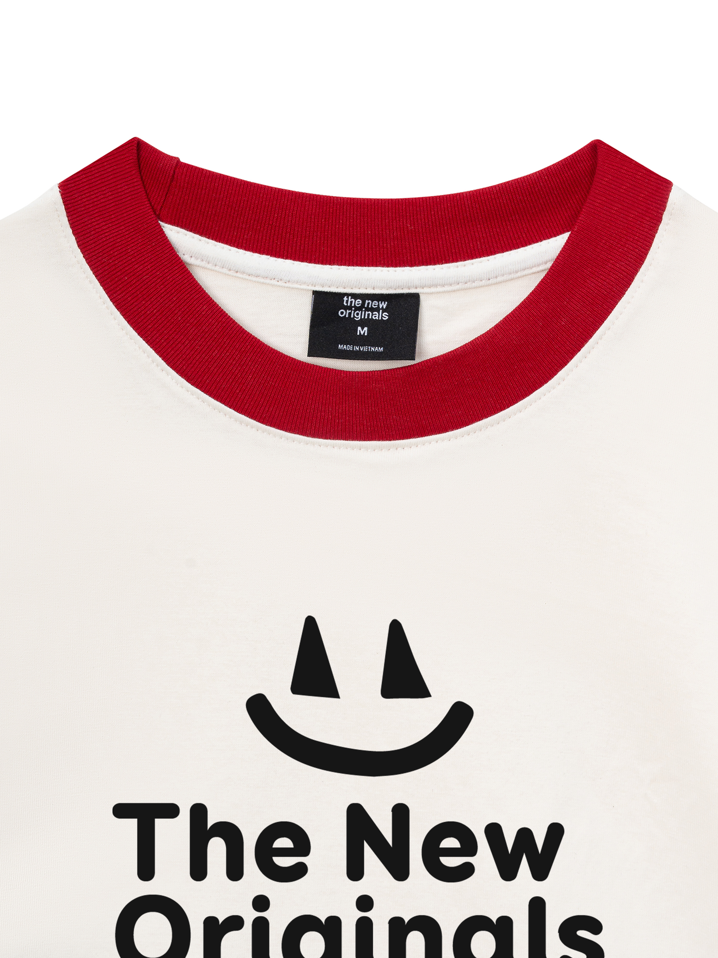 Áo Thun Ringer Relaxed Fit Be Bold Simple Smile