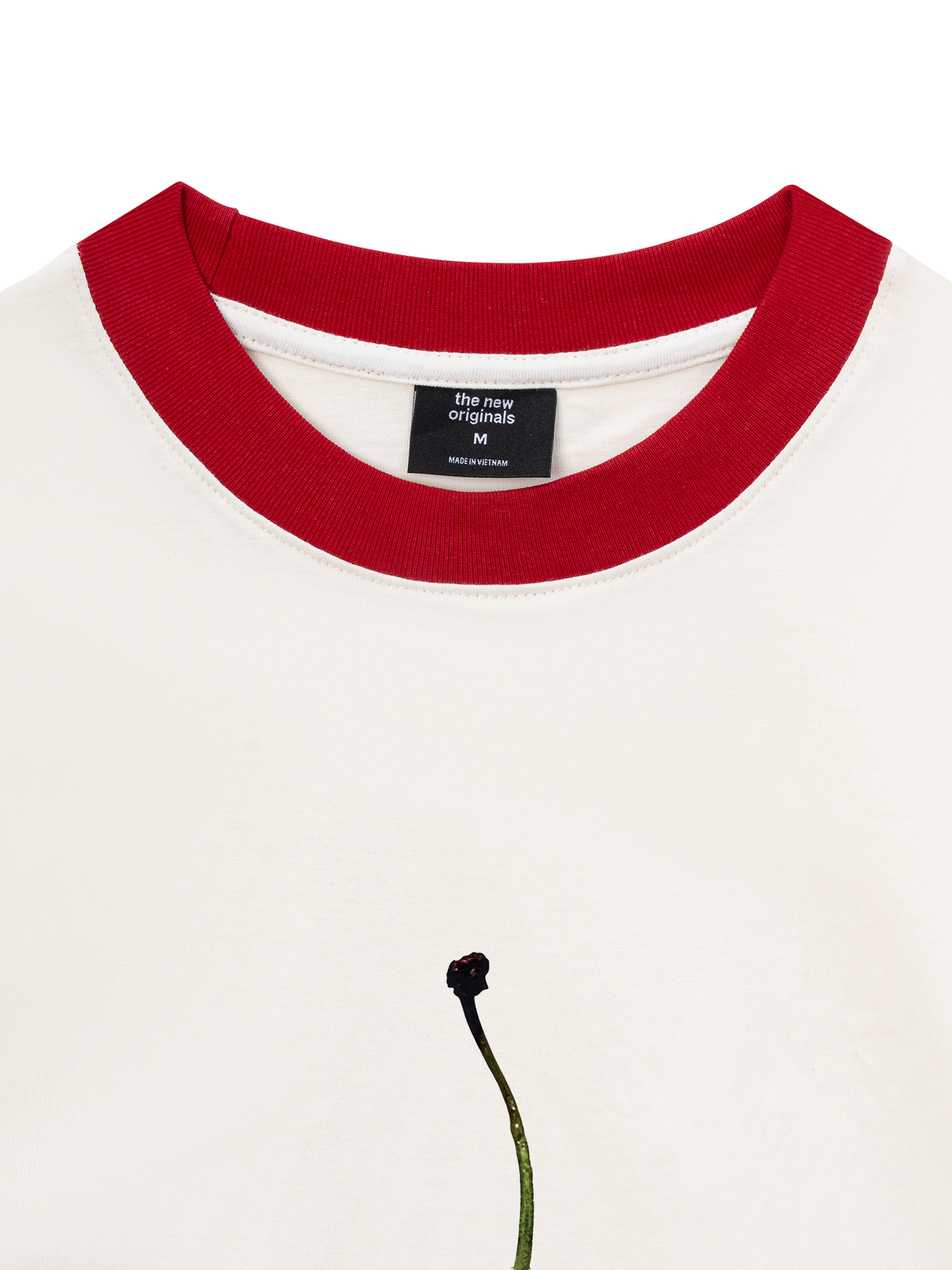 Áo Thun Ringer Relaxed Fit Cherry Summer Vibe
