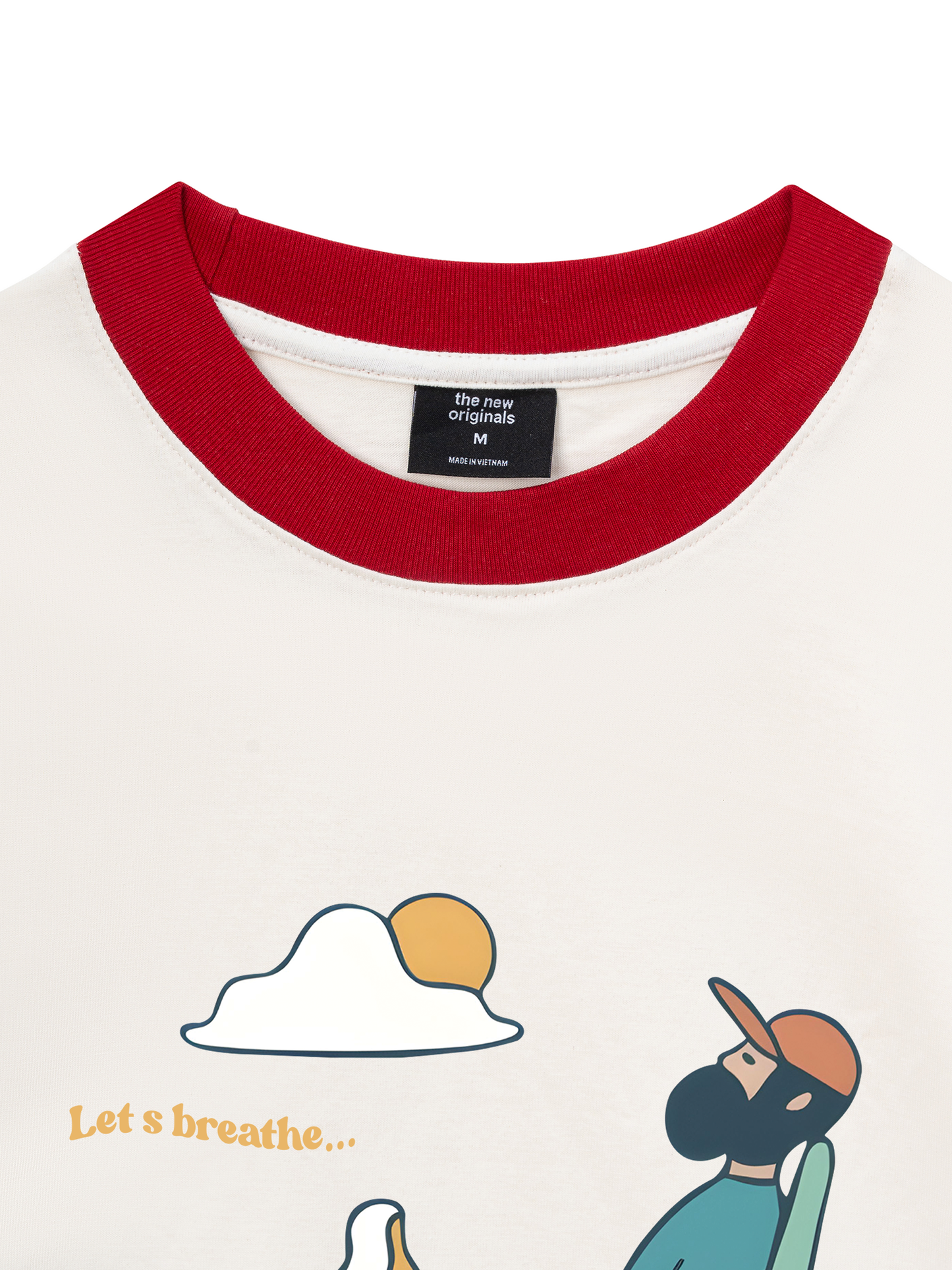 Áo Thun Ringer Relaxed Fit Let_s breathe