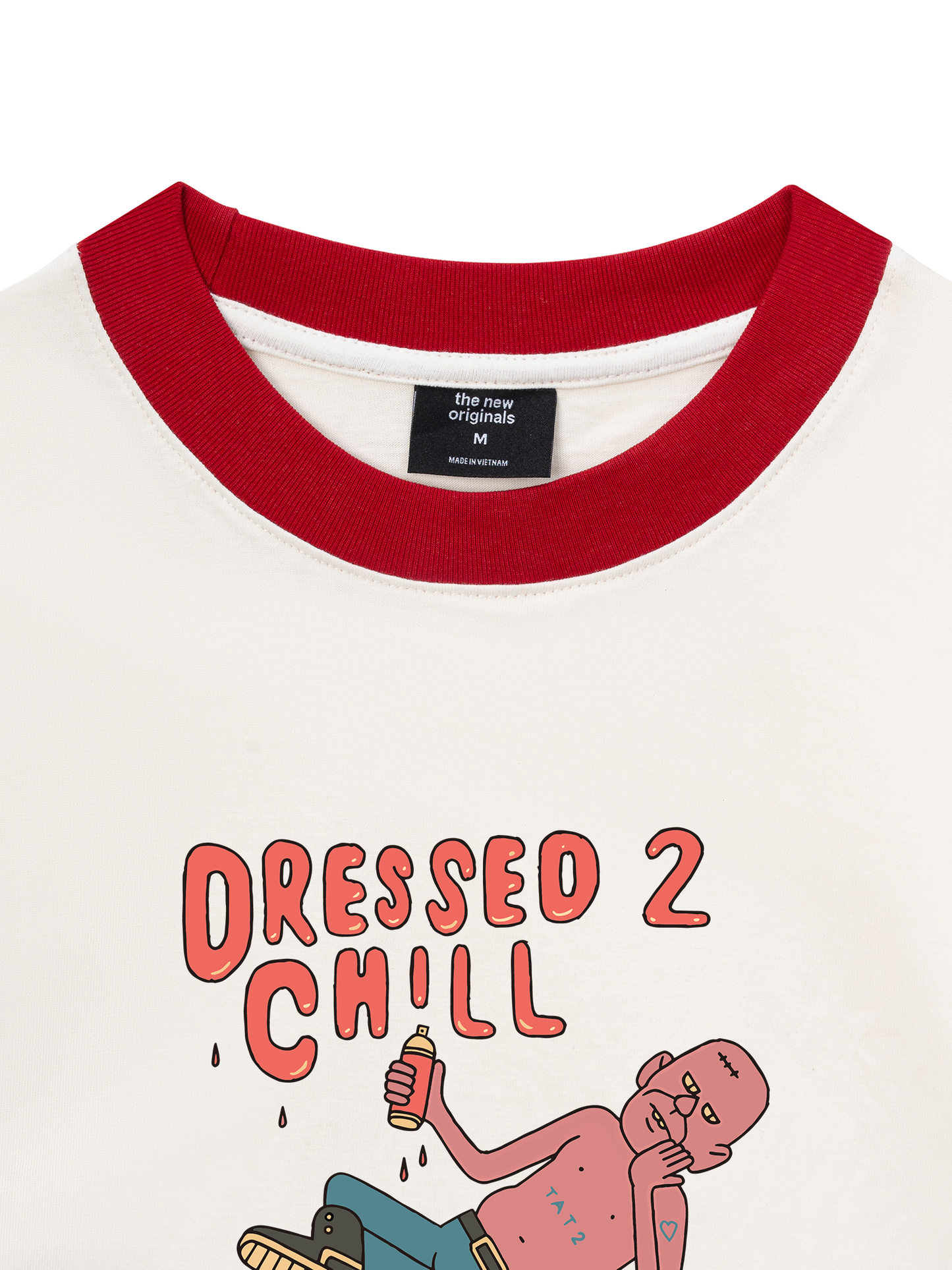 Áo Thun Ringer Relaxed Fit Weekend Dressed Chill