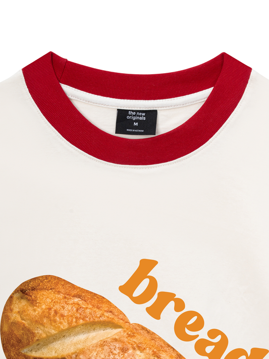 Áo Thun Ringer Relaxed Fit Bread