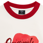 Áo Thun Ringer Relaxed Fit Summer Vibes Red Flower