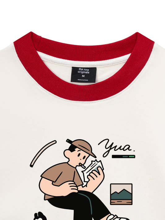 Áo Thun Ringer Relaxed Fit Weekend Boy