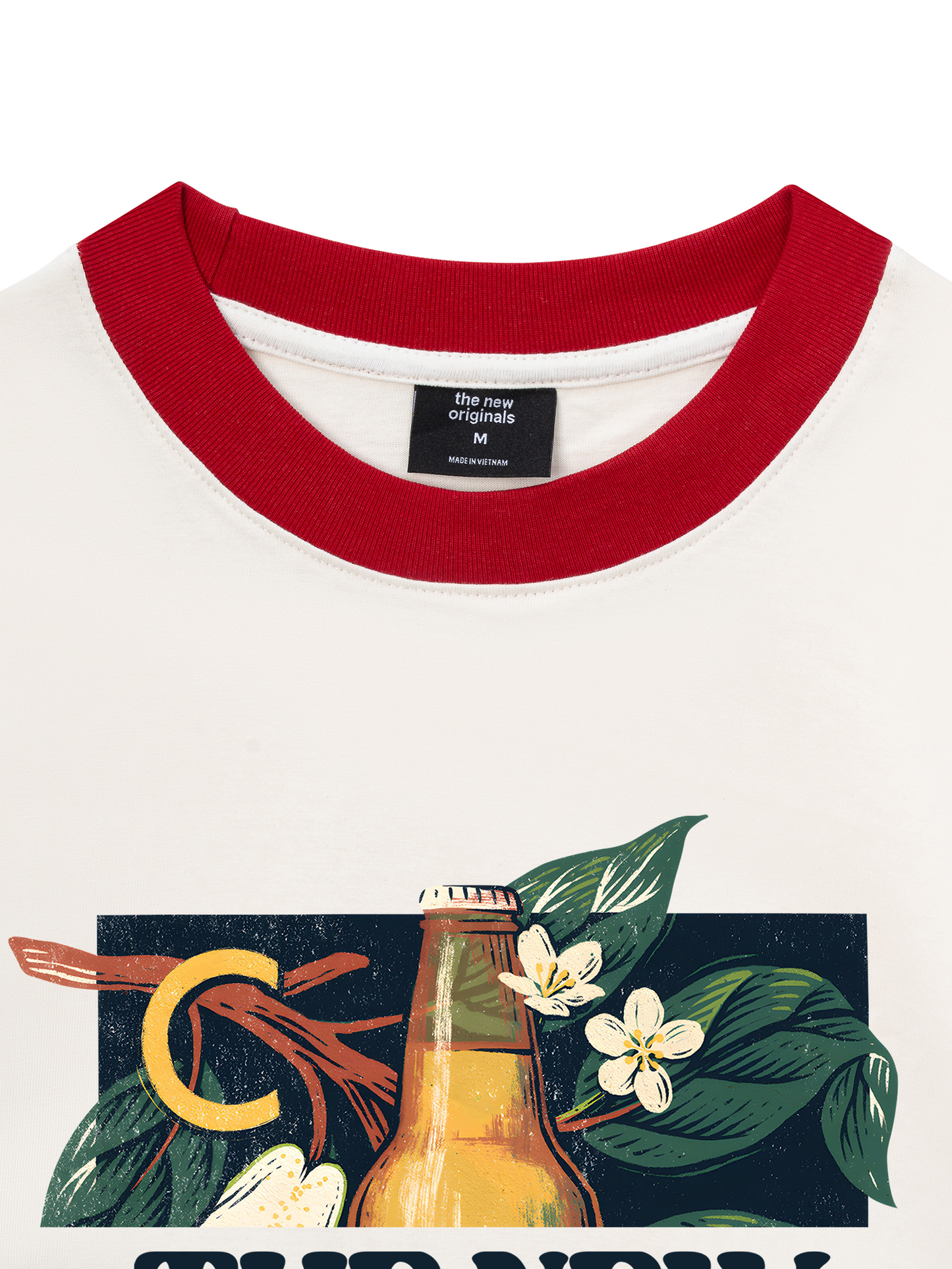 Áo Thun Ringer Relaxed Fit Pear Cinder