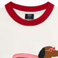 Áo Thun Ringer Relaxed Fit Pink Dachshund