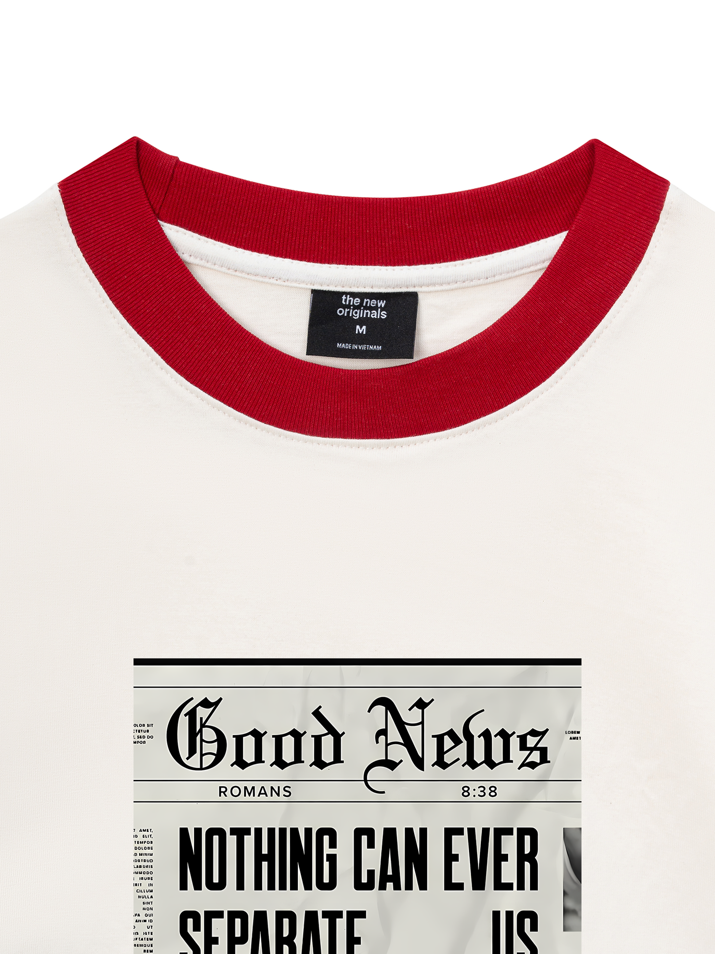 Áo Thun Ringer Relaxed Fit Be Bold Good News