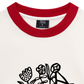Áo Thun Ringer Relaxed Fit Coffee & Flowers Oversized
