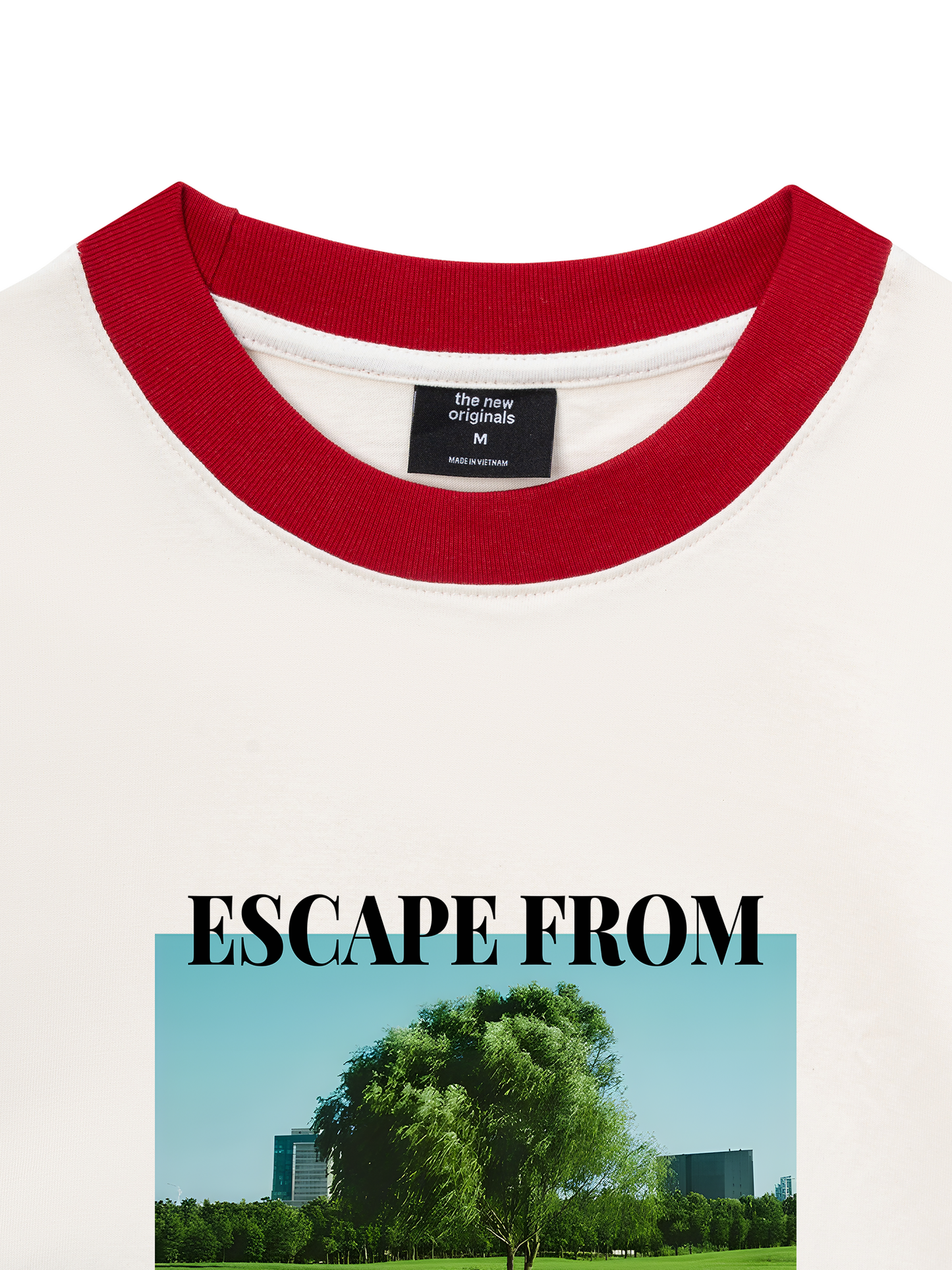 Áo Thun Ringer Relaxed Fit Escape From Reality