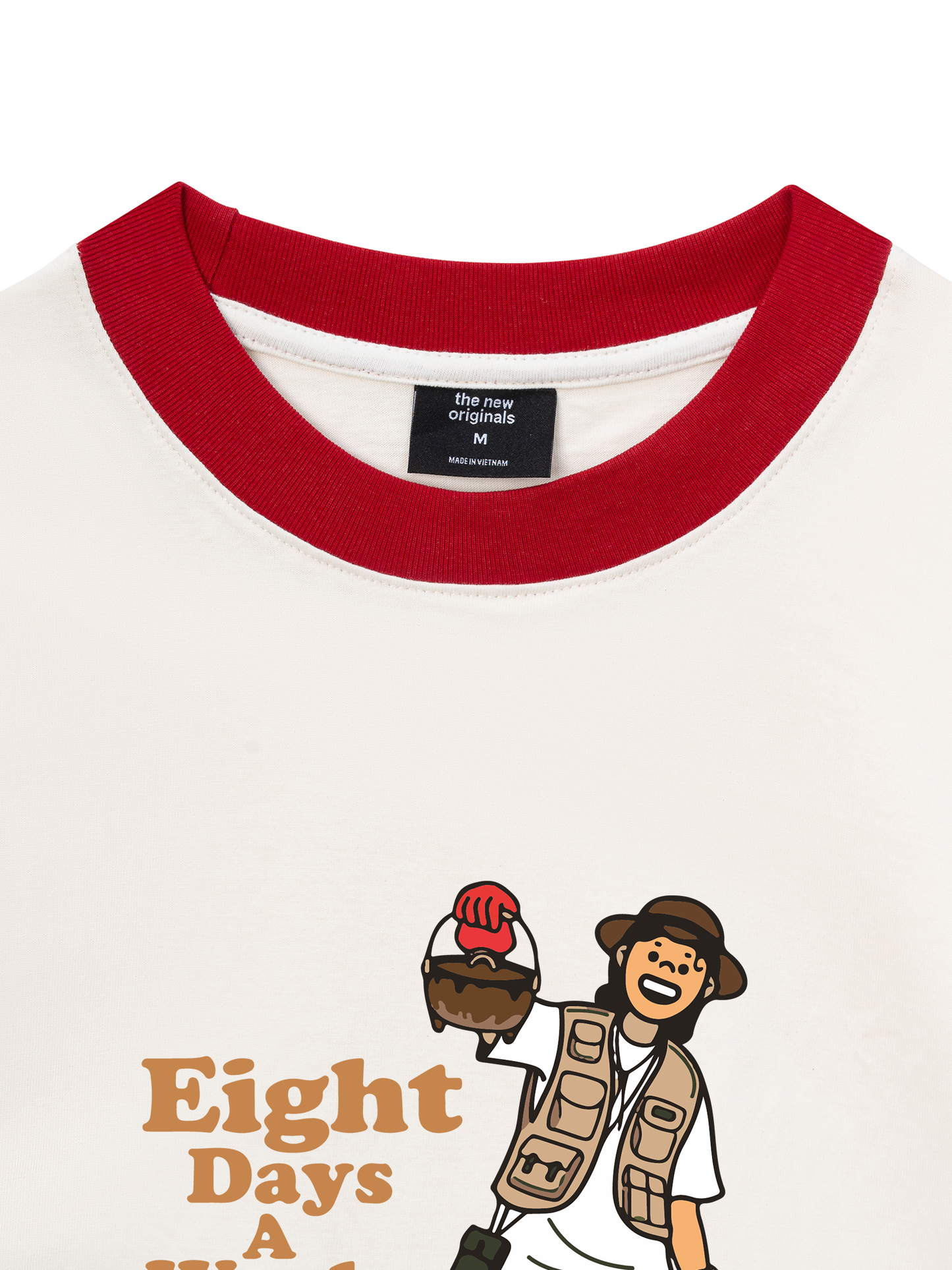 Áo Thun Ringer Relaxed Fit Go Out Eight Days A Week
