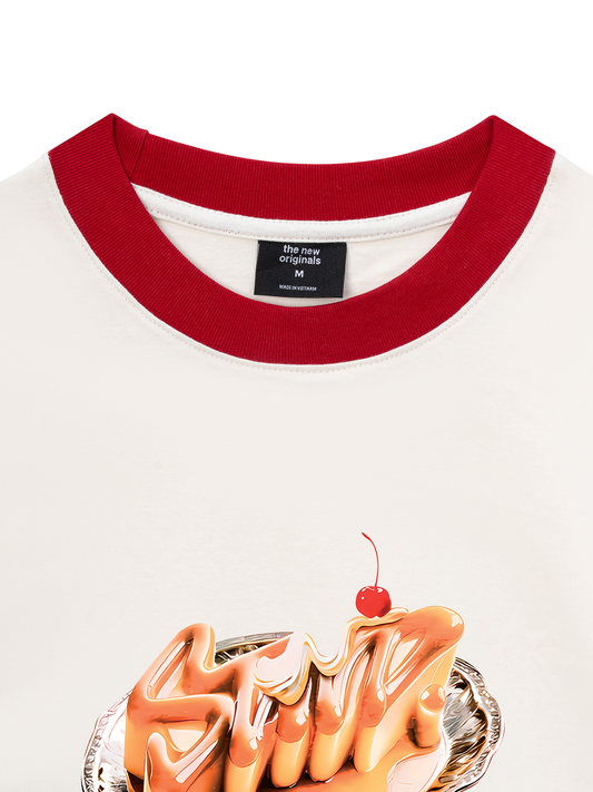 Áo Thun Ringer Relaxed Fit Sweet Pastry Perfect Freat