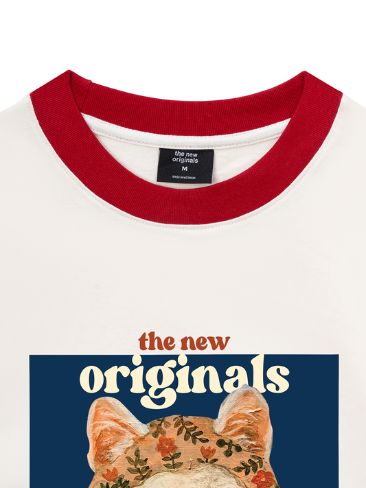 Áo Thun Ringer Relaxed Fit Mad Cat
