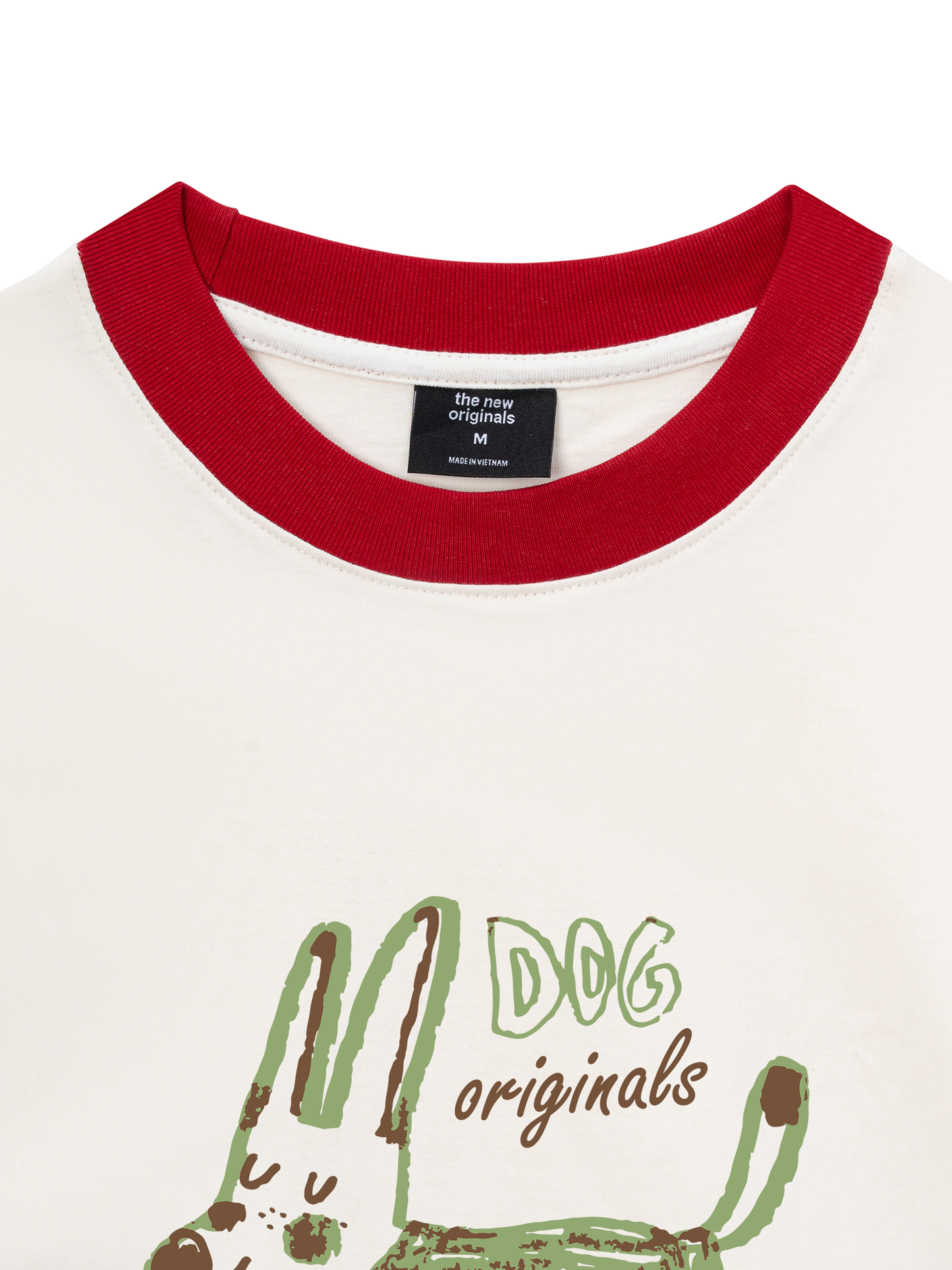 Áo Thun Ringer Relaxed Fit Dog Originals