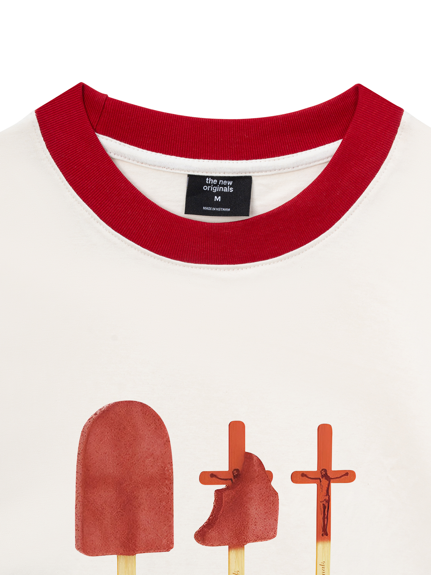 Áo Thun Ringer Relaxed Fit - JESUS SAVES