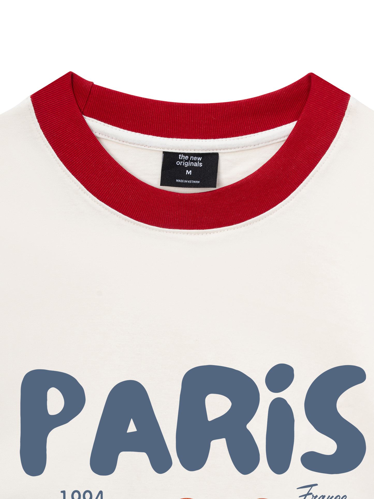 Áo Thun Ringer Relaxed Fit Paris Coissant