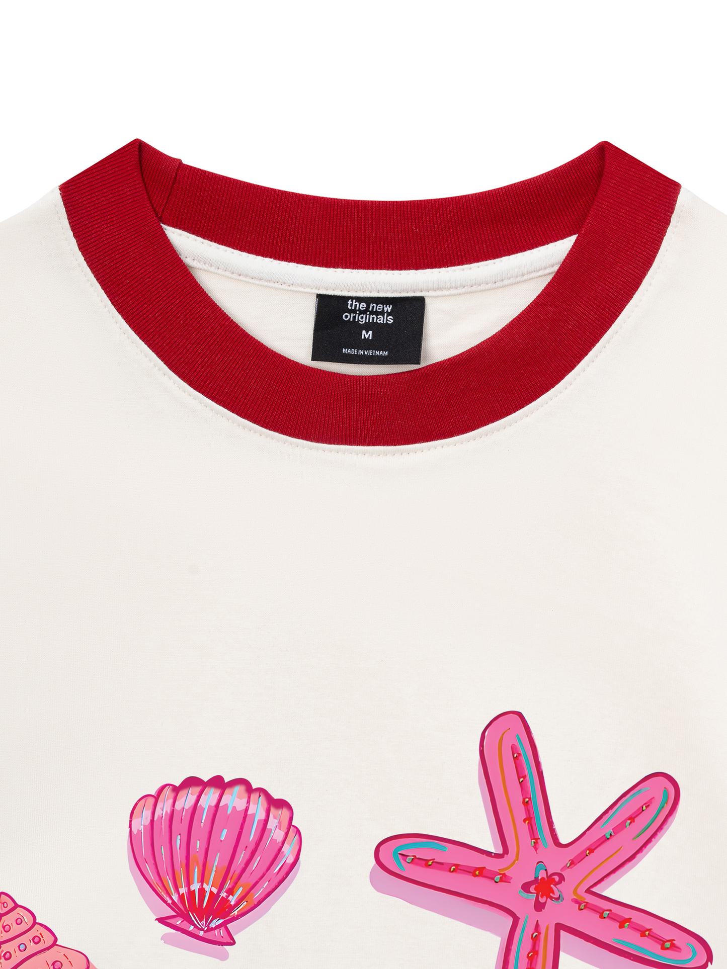 Áo Thun Ringer Relaxed Fit Suummer Vibes Sea Life
