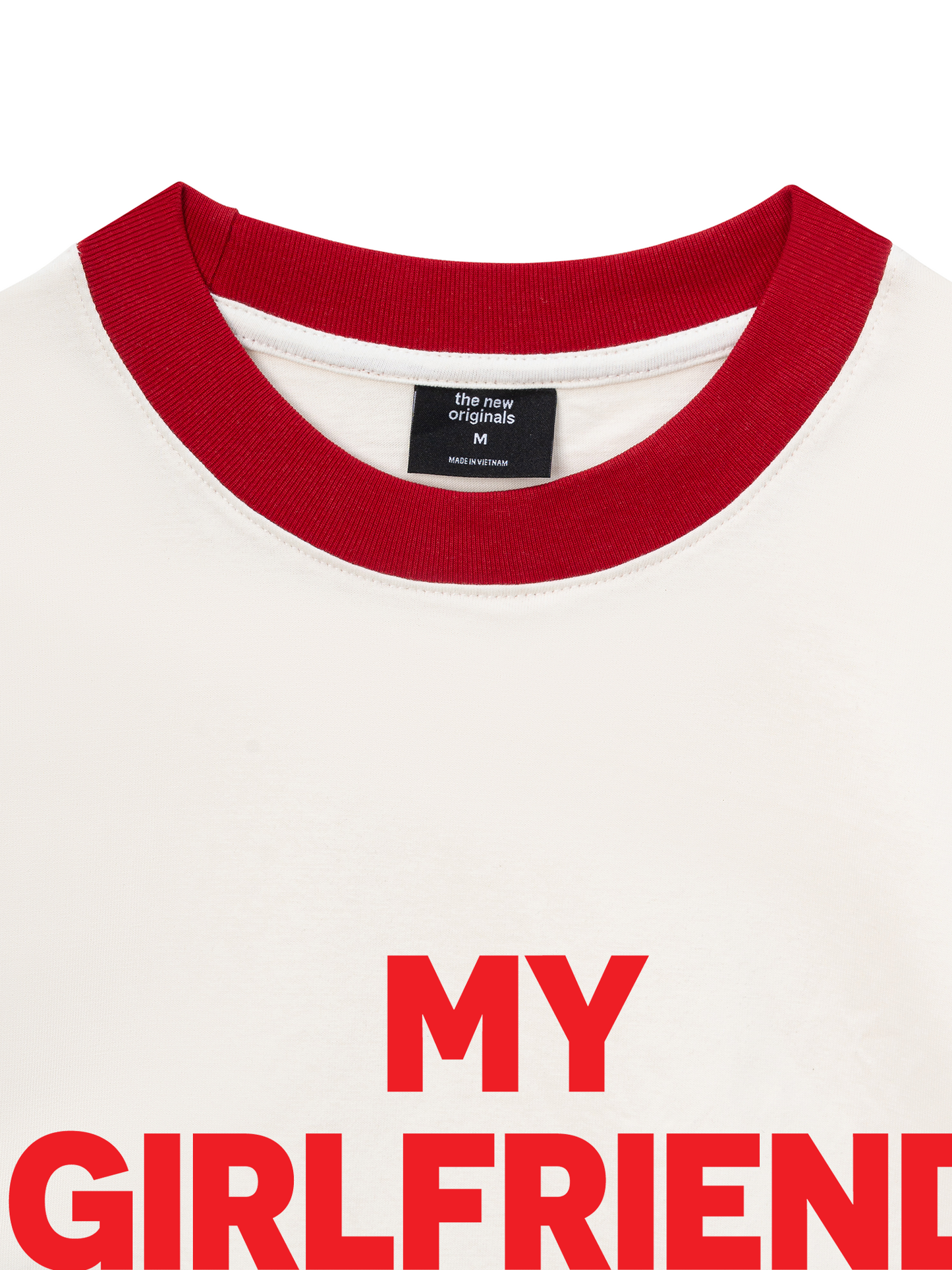 Áo Thun Ringer Relaxed Fit Life Vibe My Girlfriend