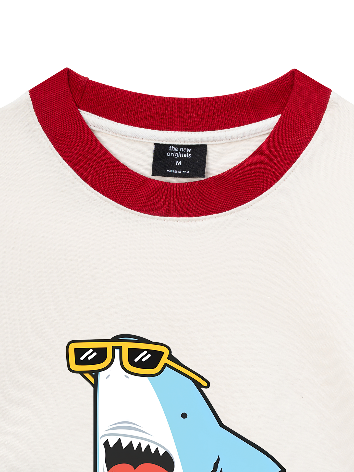 Áo Thun Ringer Relaxed Fit Ocean baby Shark