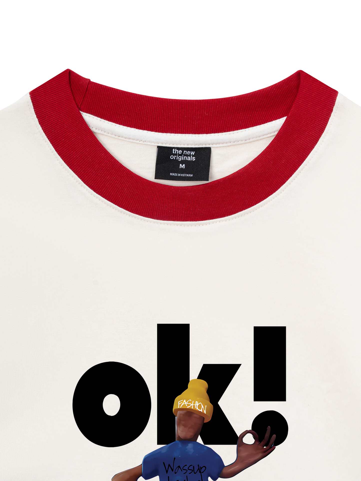 Áo Thun Ringer Relaxed Fit Weekend OK Skate