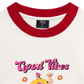 Áo Thun Ringer Relaxed Fit Weekend Goog Vibes Only
