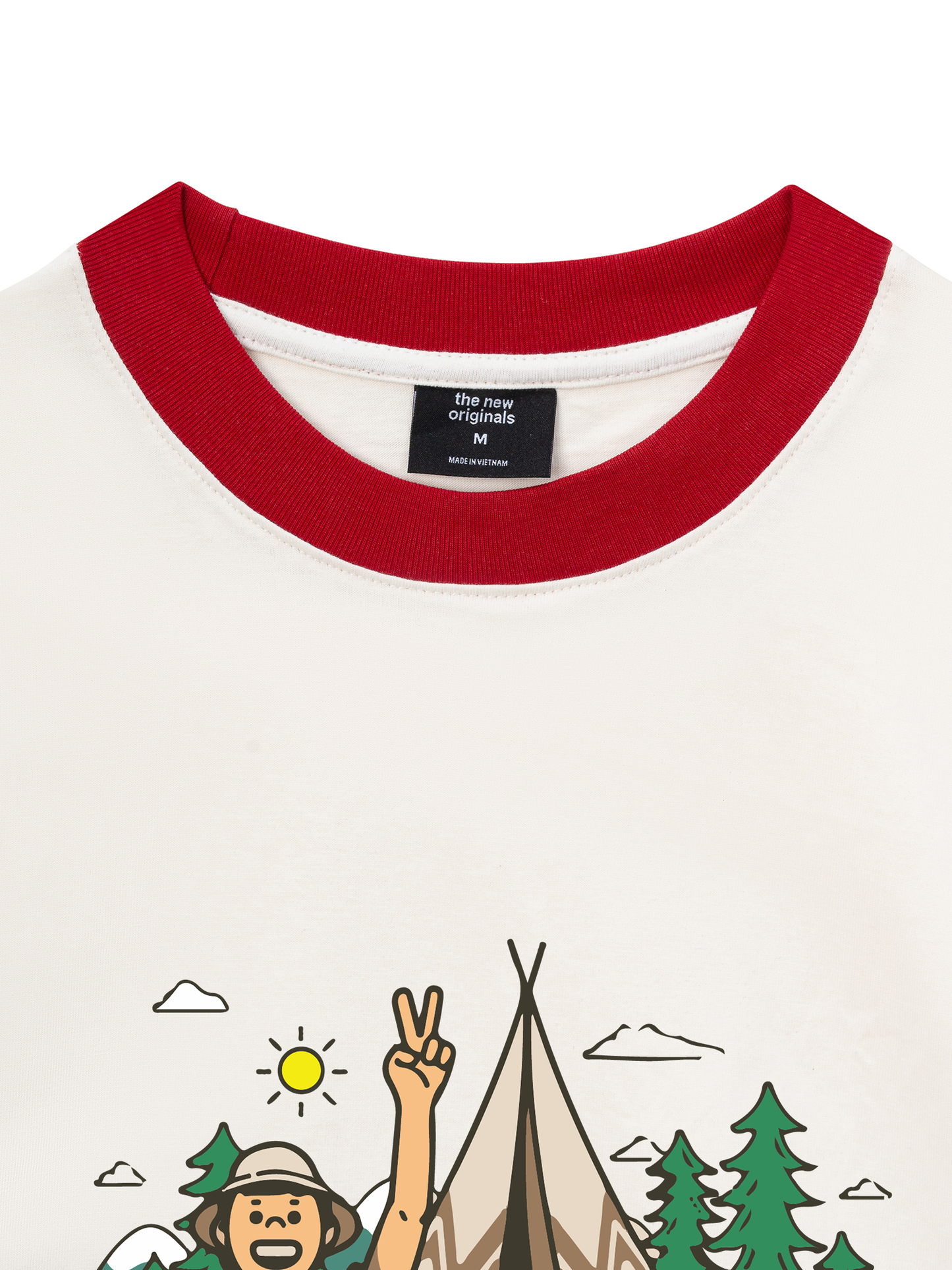 Áo Thun Ringer Relaxed Fit Camplife Original