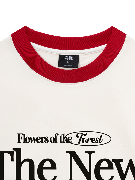 Áo Thun Ringer Relaxed Fit Summer Vibes Flower Tiger