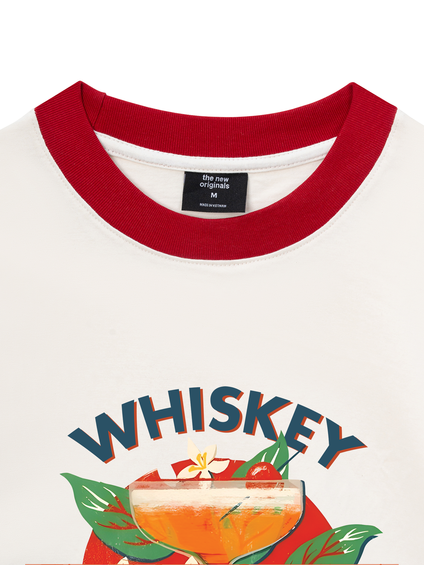Áo Thun Ringer Relaxed Fit whiskey sour