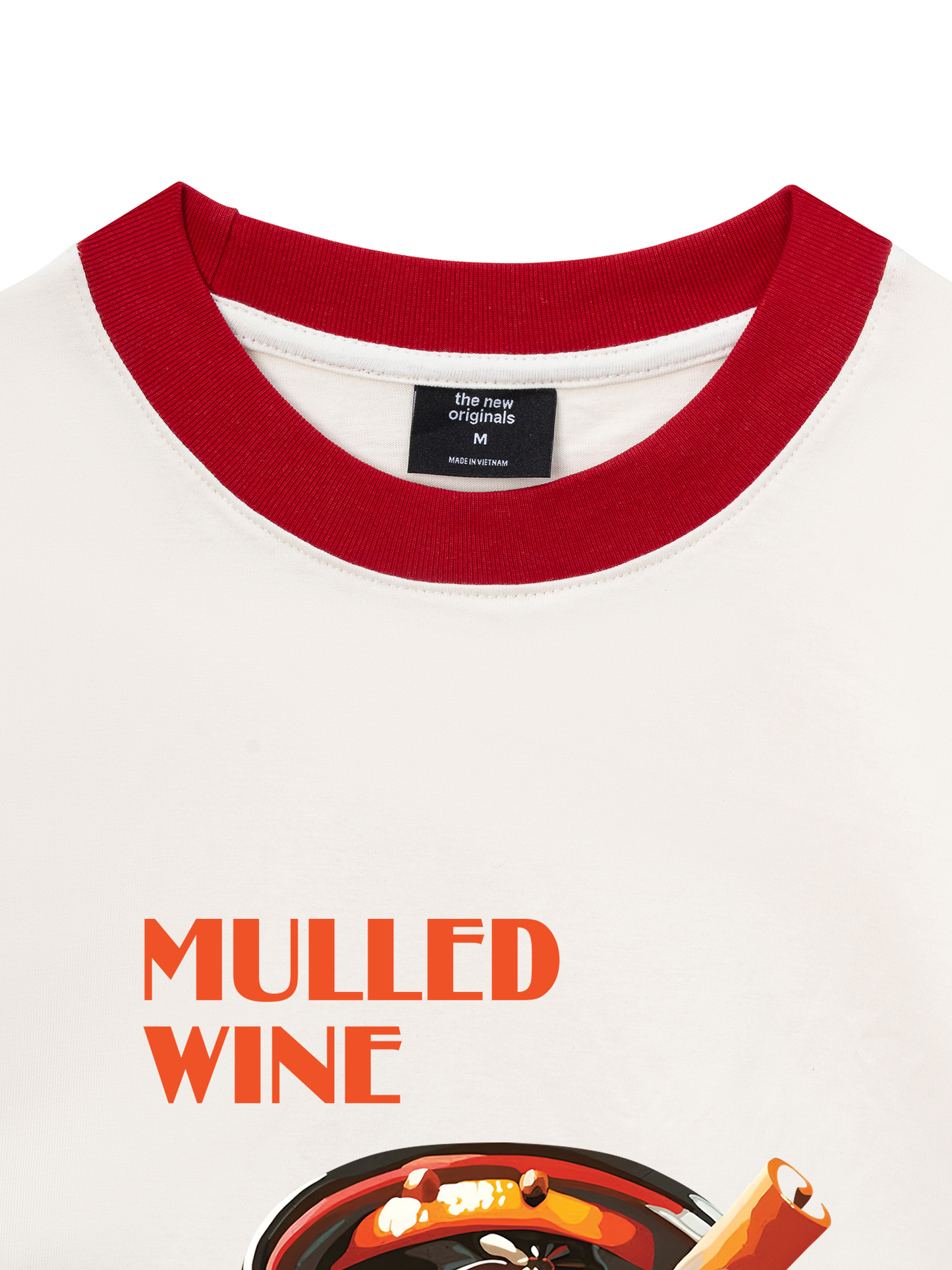 Áo Thun Ringer Relaxed Fit MULLED WINE