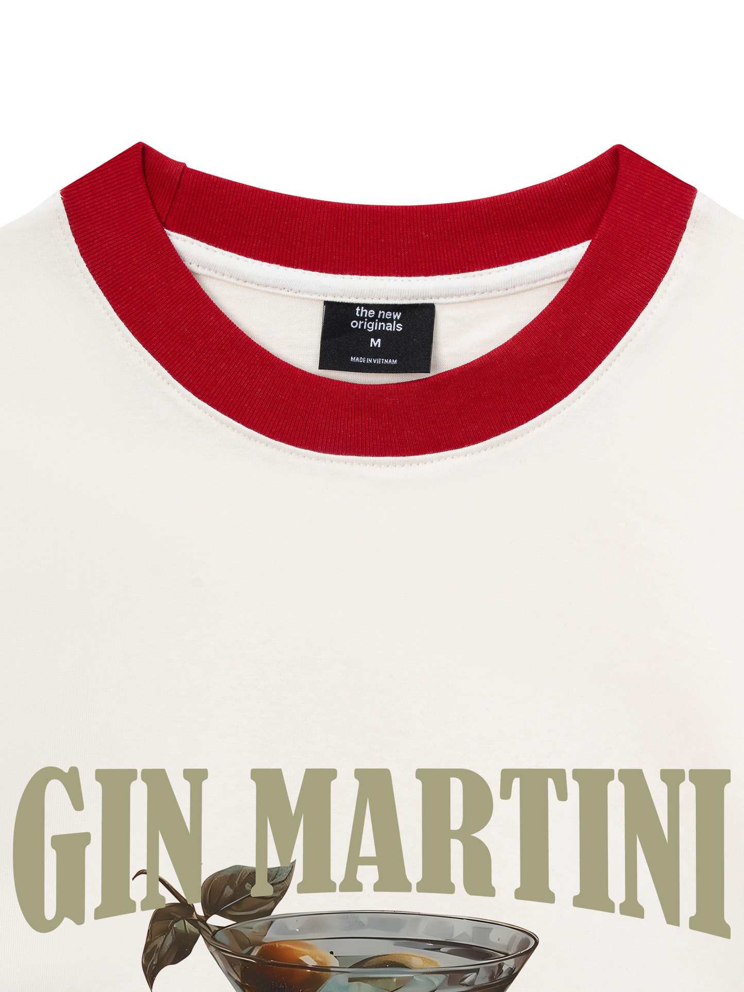 Áo Thun Ringer Relaxed Fit Fresh Gin Martini