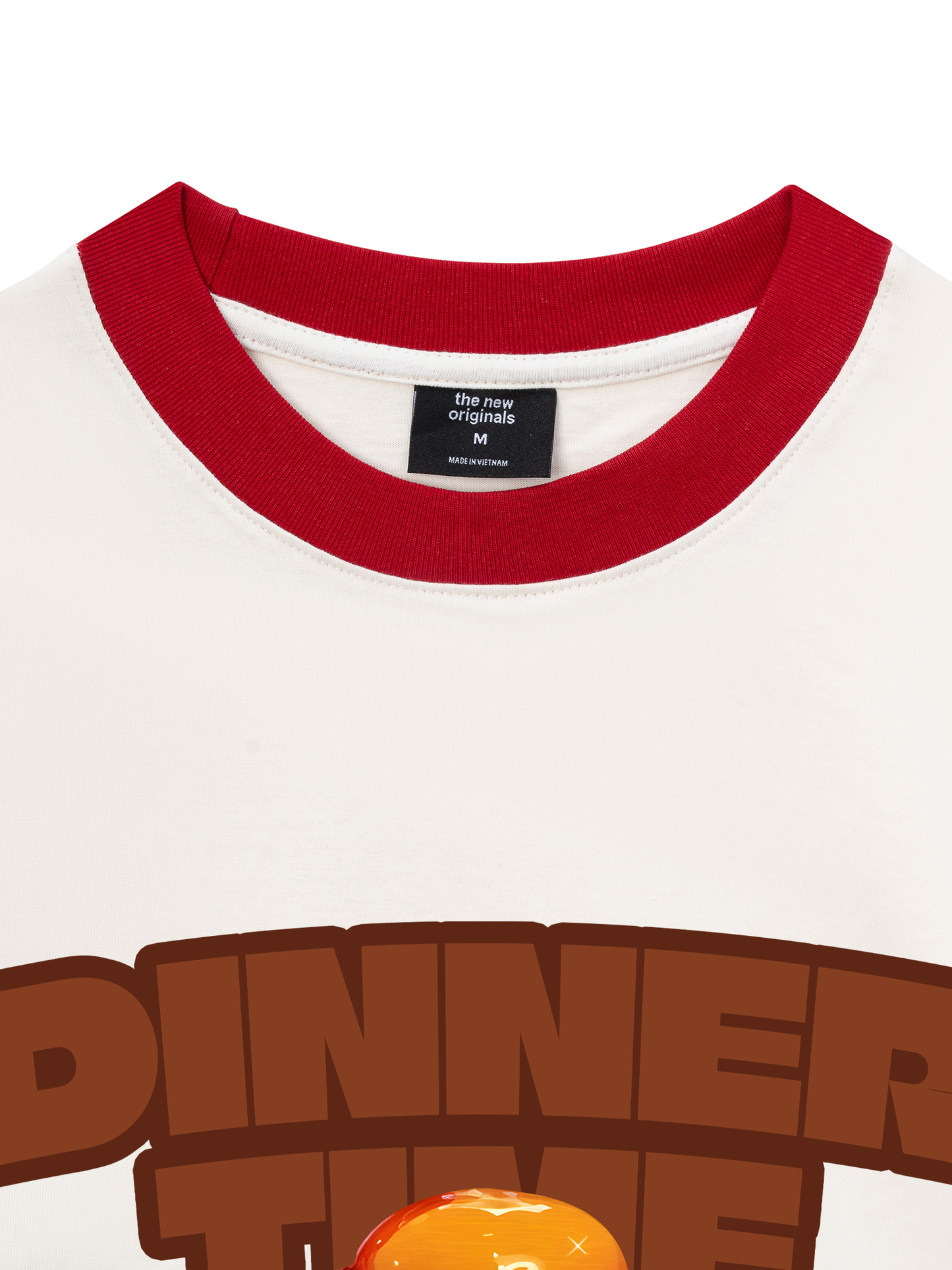 Áo Thun Ringer Relaxed Fit Foody Dinner Time