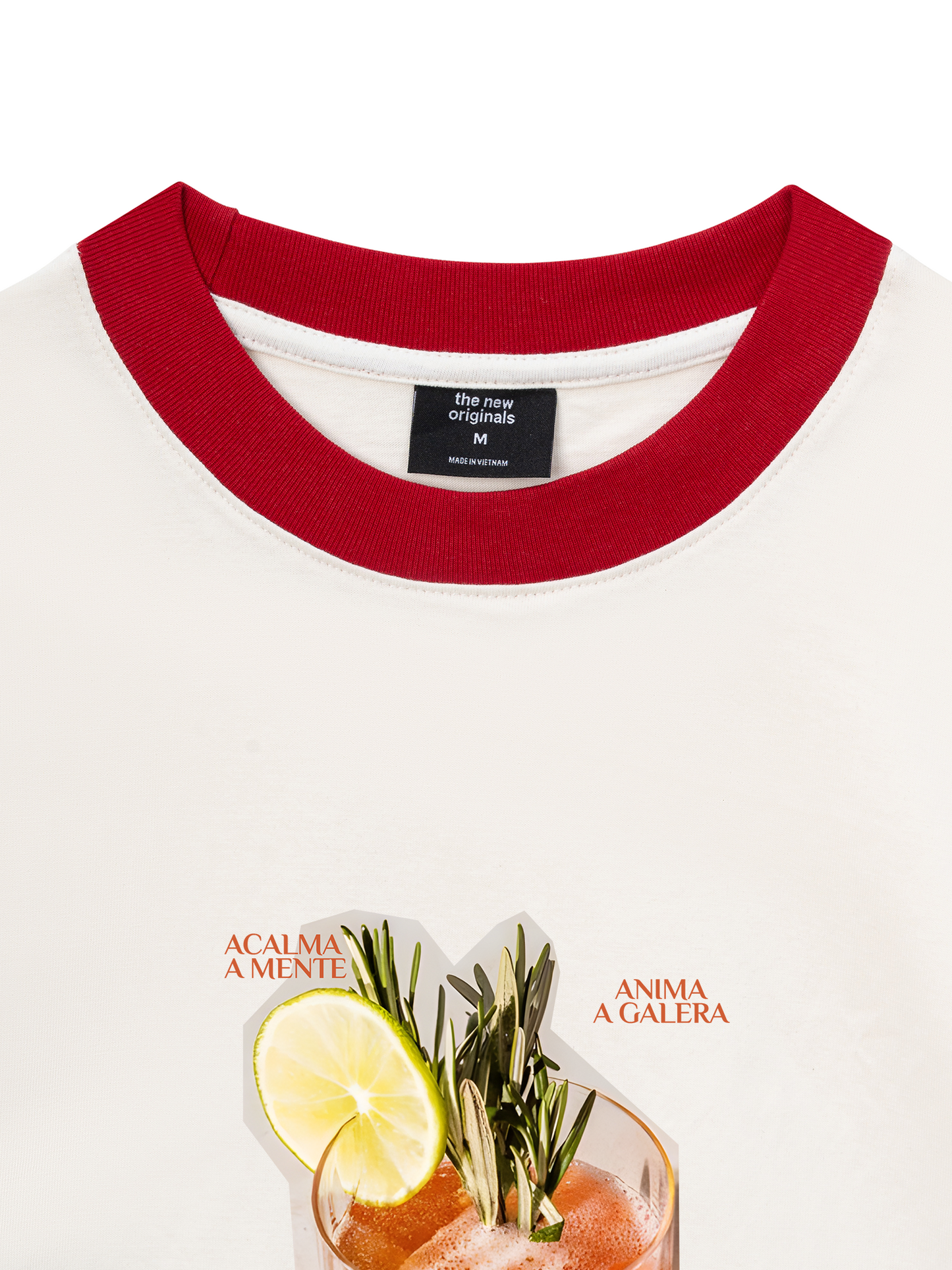 Áo Thun Ringer Relaxed Fit Fresh Aperol Spitz