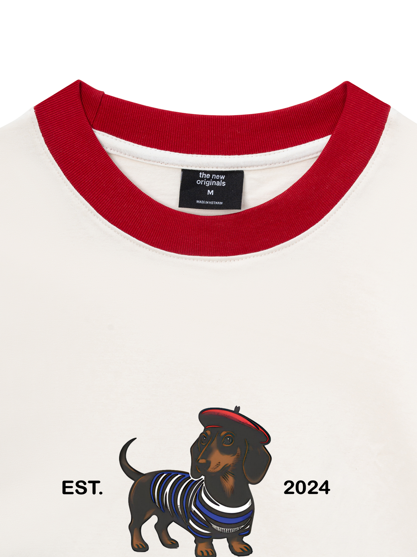 Áo Thun Ringer Relaxed Fit Bonjour Originals