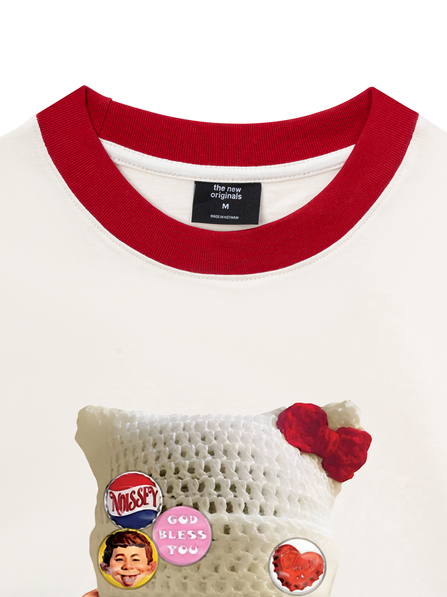 Áo Thun Ringer Relaxed Fit Badge DIY_ bad boy_s woolen hat