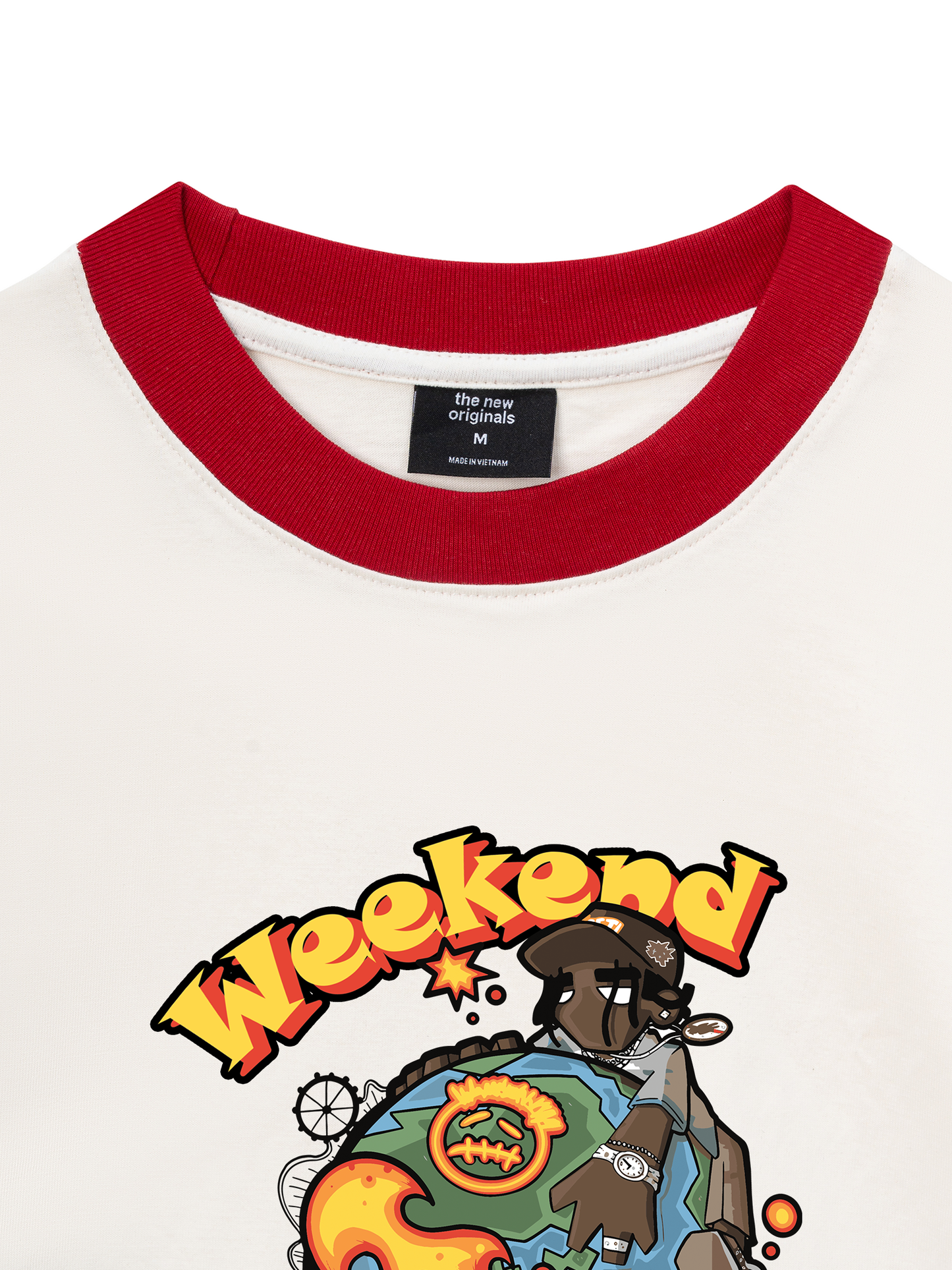 Áo Thun Ringer Relaxed Fit Weekend On Fire