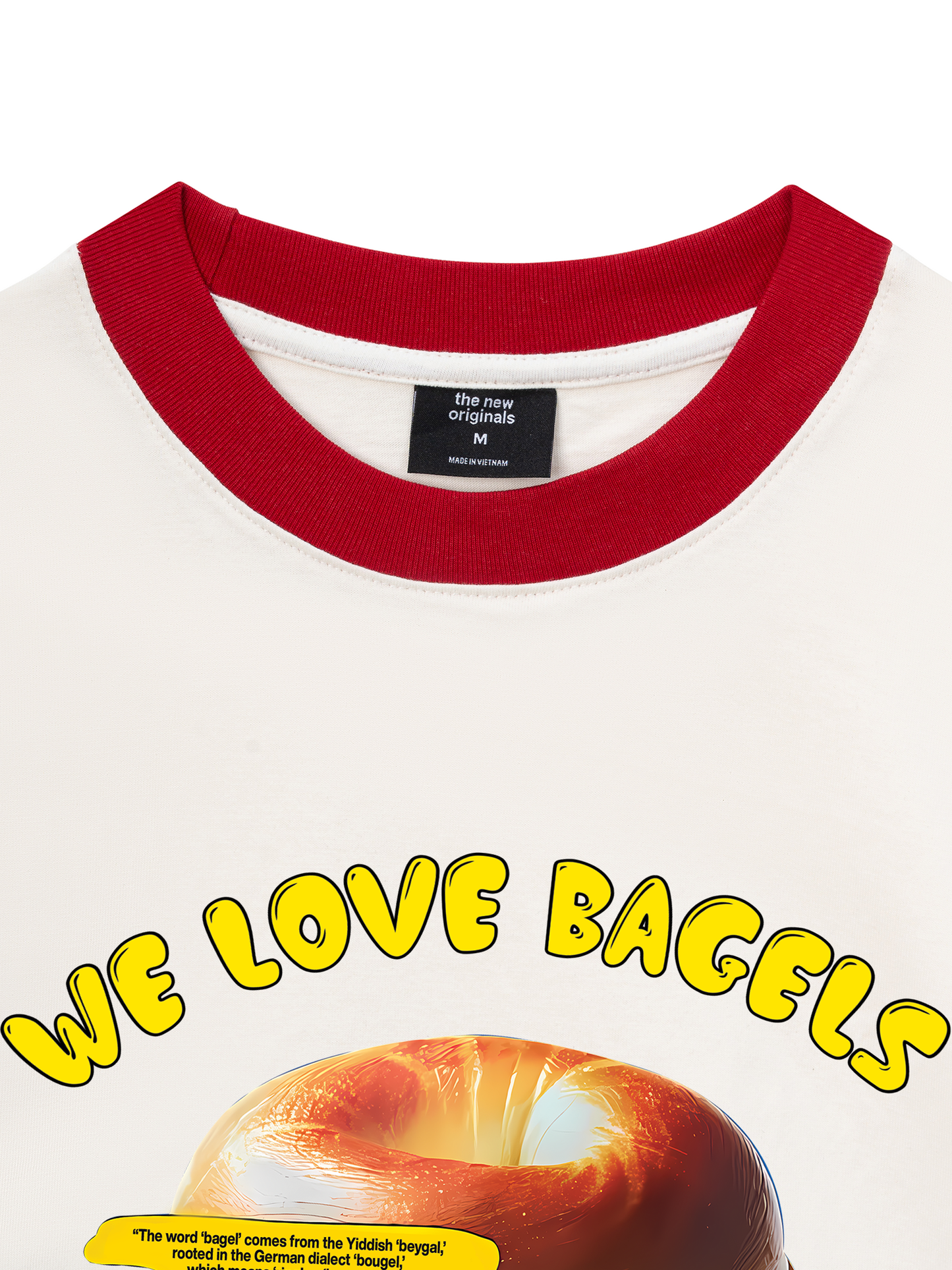 Áo Thun Ringer Relaxed Fit Sweet Pastry We Love Baggles