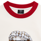 Áo Thun Ringer Relaxed Fit Art Pearl Lip Black