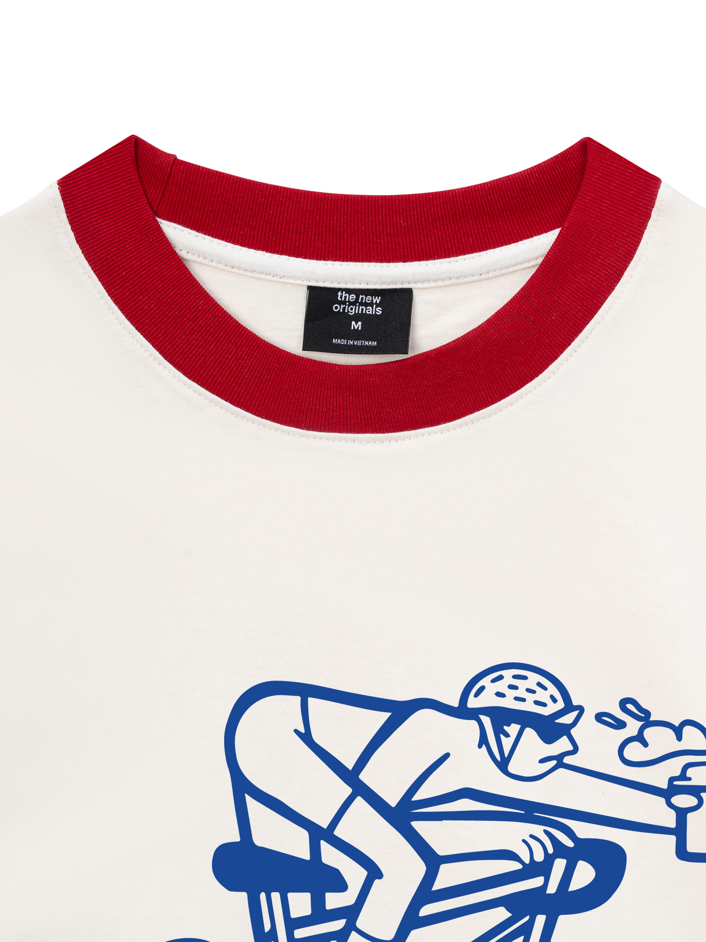 Áo Thun Ringer Relaxed Fit Ride A Lot Oversized