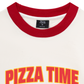 Áo Thun Ringer Relaxed Fit Foody Pizza Time