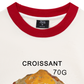 Áo Thun Ringer Relaxed Fit Sweet Pastry Croisant
