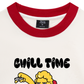Áo Thun Ringer Relaxed Fit Weekend Chill Time