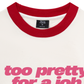 Áo Thun Ringer Relaxed Fit Life Vibe Too Pretty