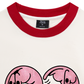 Áo Thun Ringer Relaxed Fit Meow Meow Heart