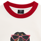 Áo Thun Ringer Relaxed Fit Animal Pink Glasses