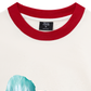 Áo Thun Ringer Relaxed Fit Summer Vibes Souble Blue Flower