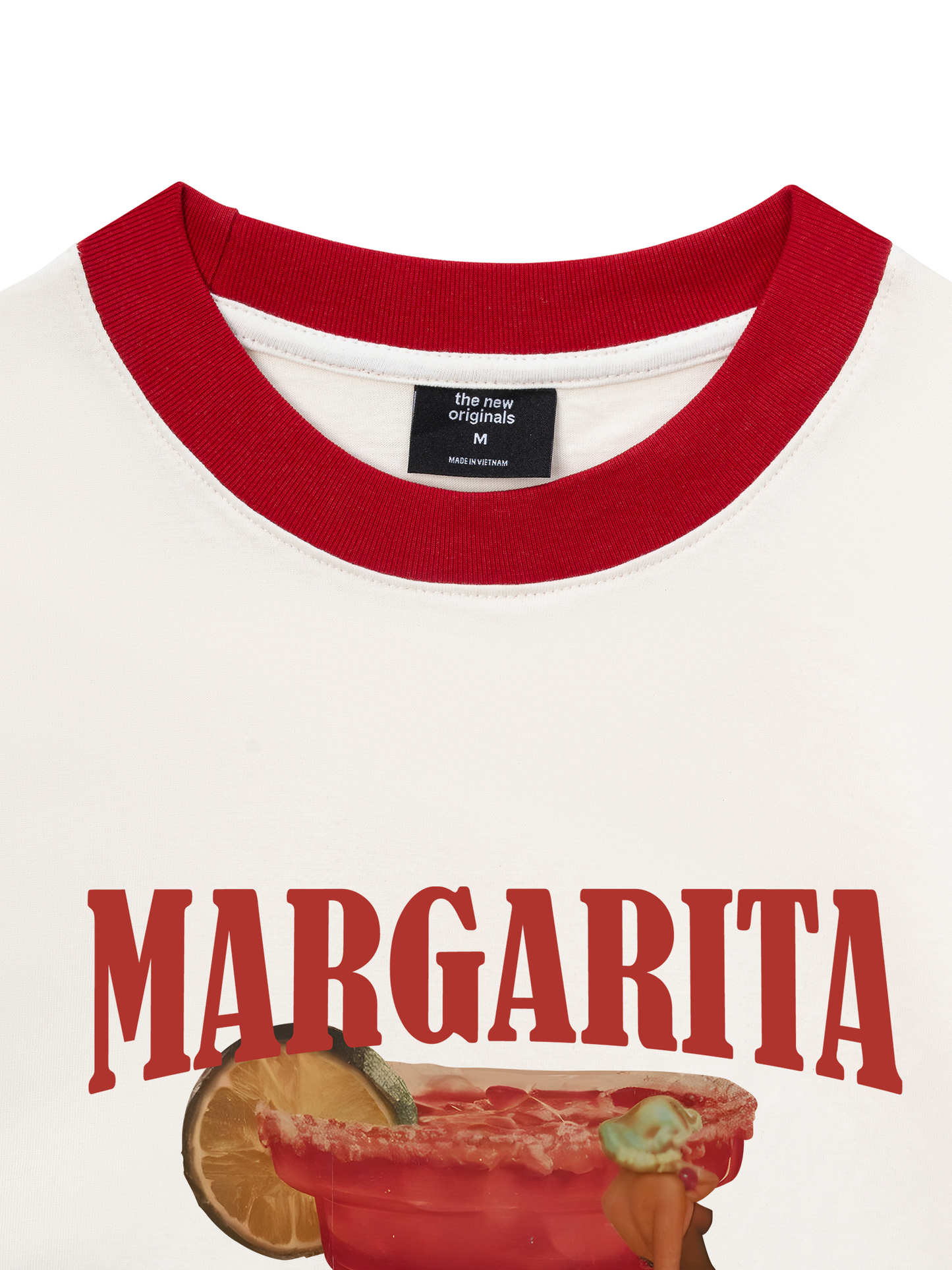 Áo Thun Ringer Relaxed Fit Fresh Margarita Retro