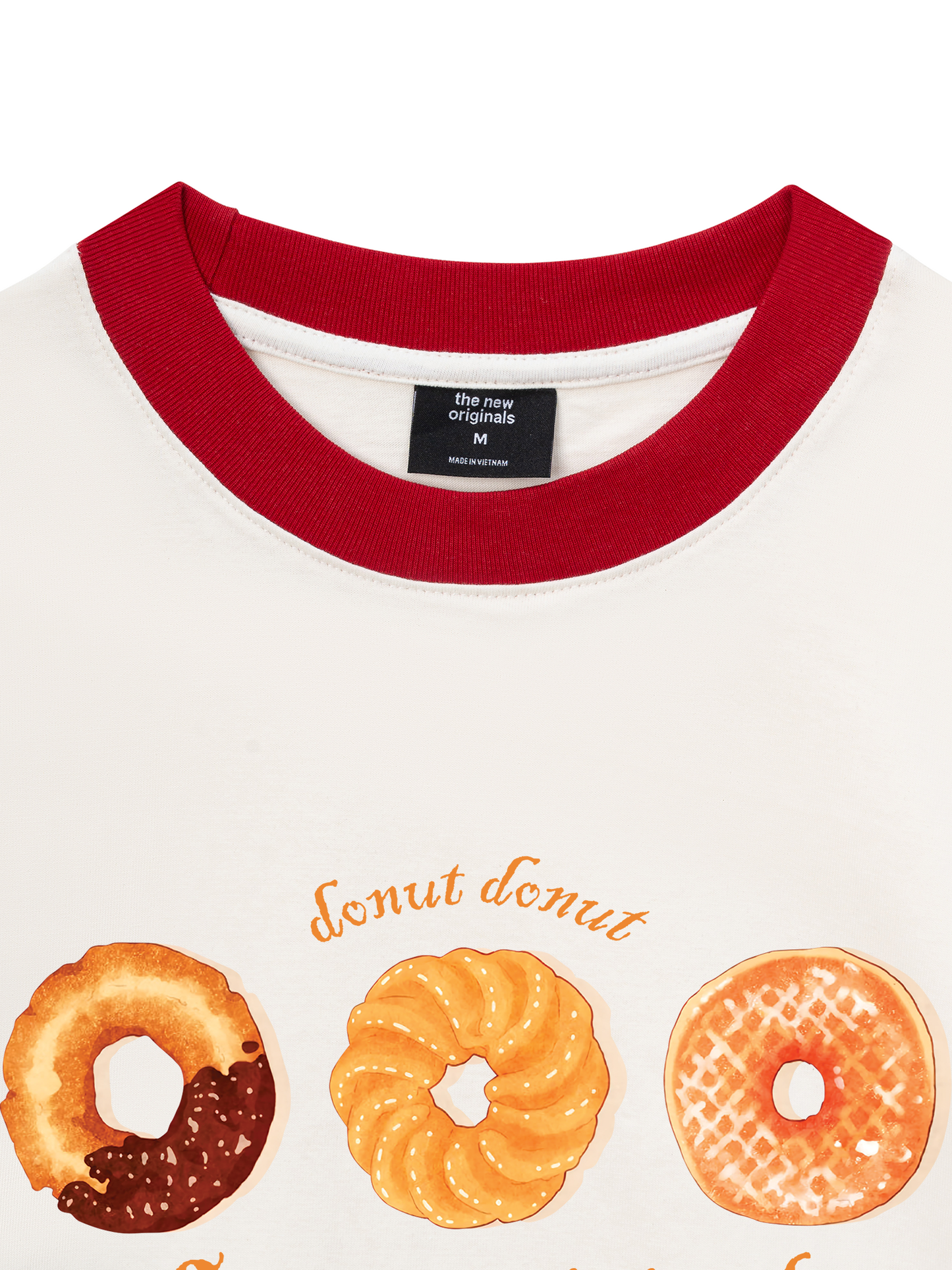 Áo Thun Ringer Relaxed Fit Donut