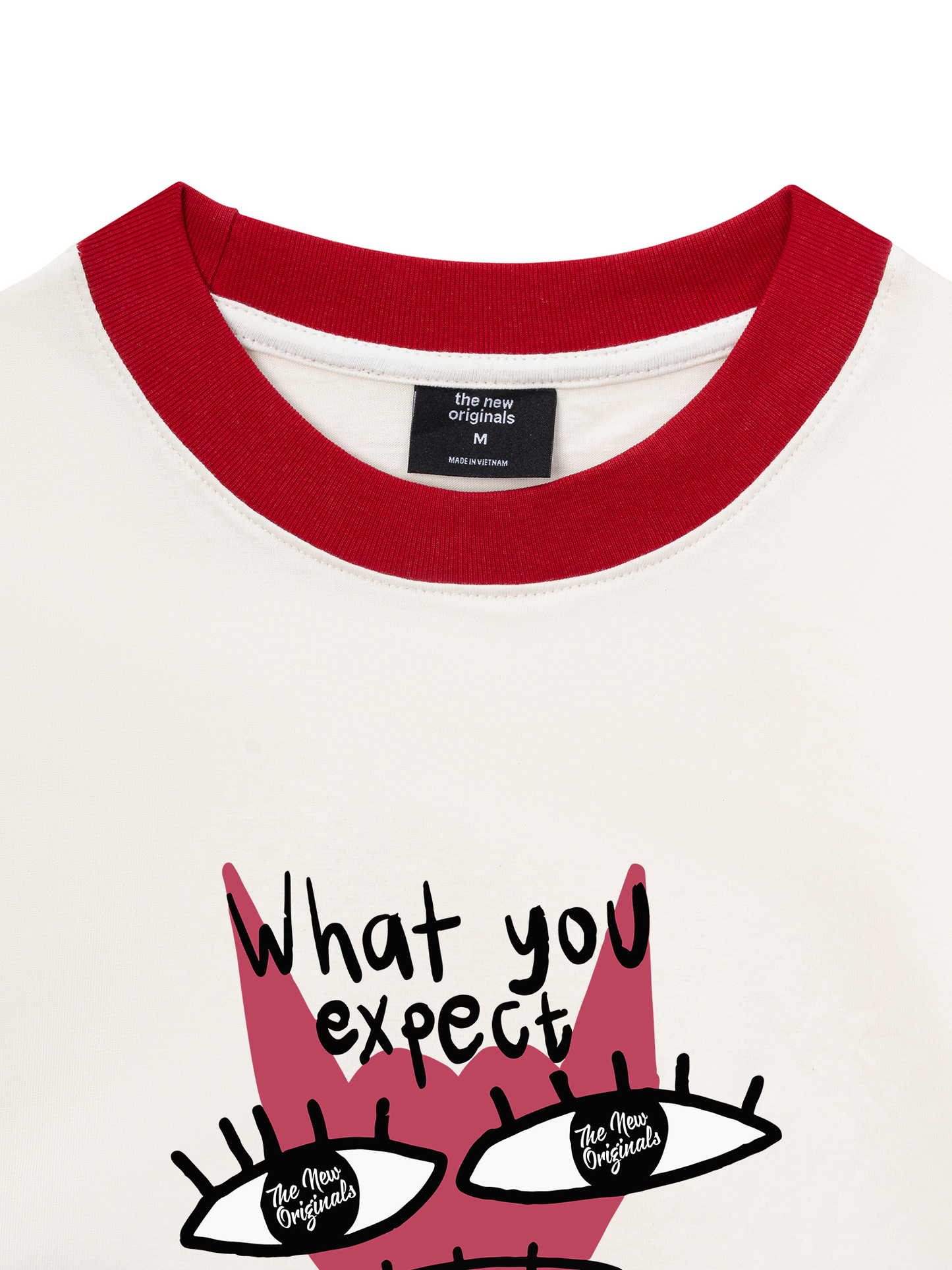 Áo Thun Ringer Relaxed Fit Be Bold No More True Love