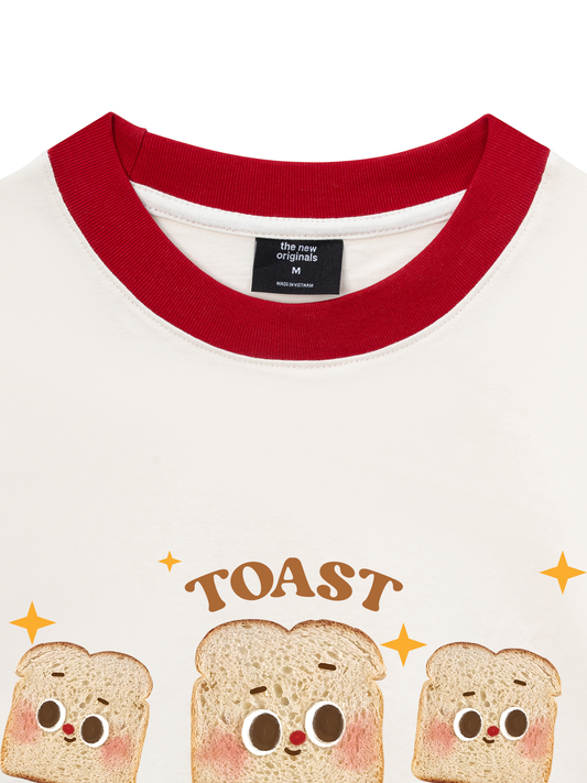 Áo Thun Ringer Relaxed Fit Toast