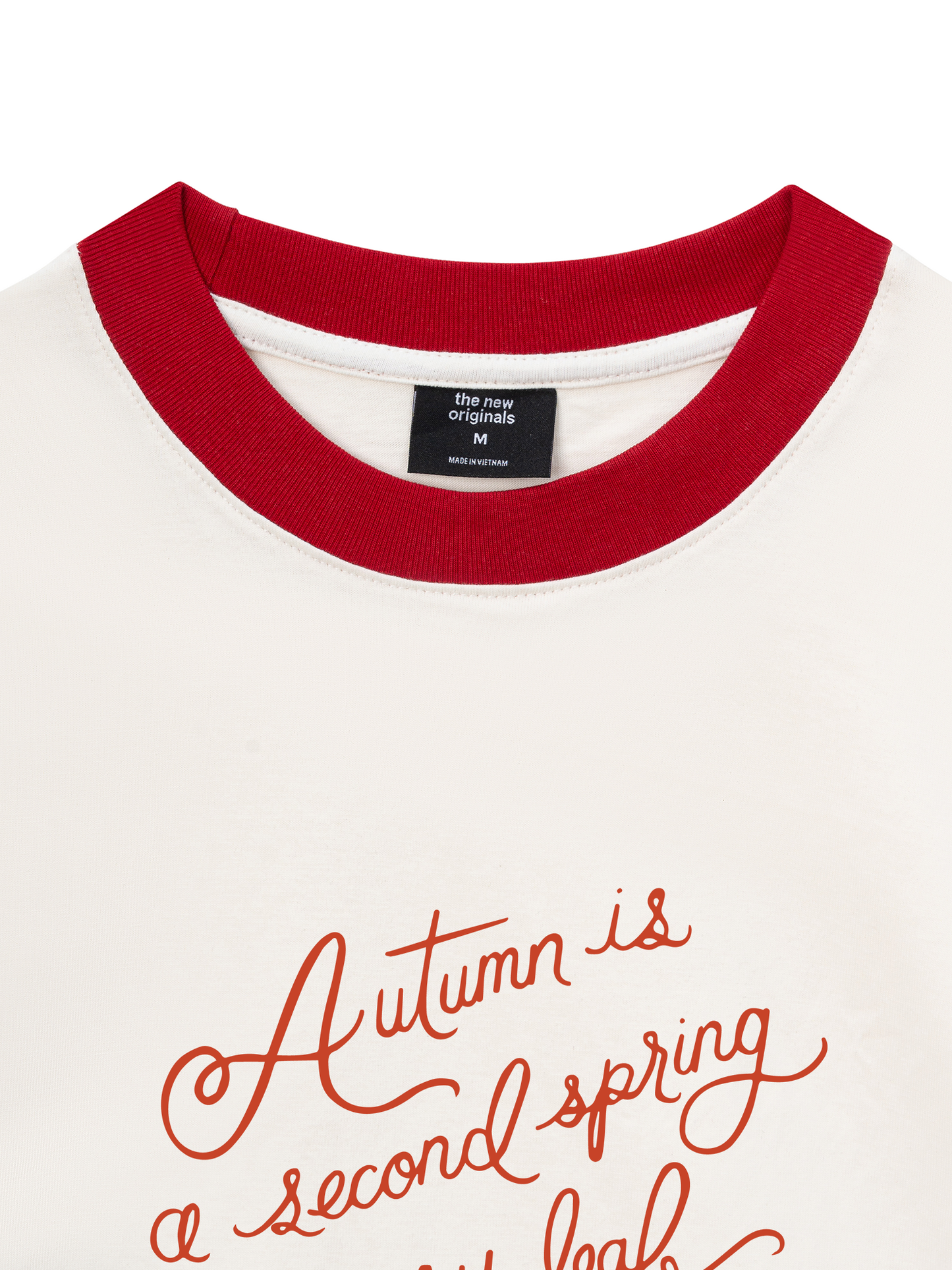 Áo Thun Ringer Relaxed Fit Autumn is a Second Spring