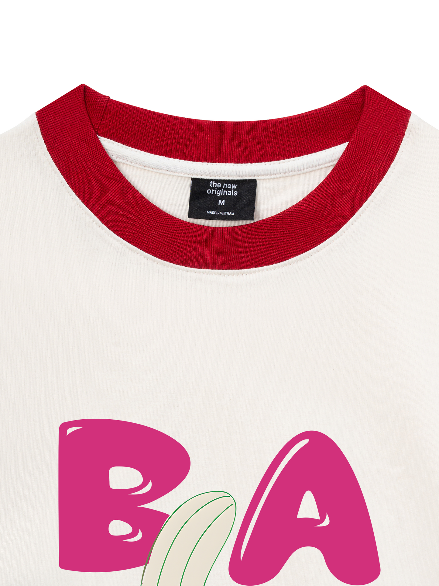 Áo Thun Ringer Relaxed Fit Suummer Vibes Cute Banana